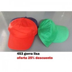 453 GORRA LISA  AZUL MARINO