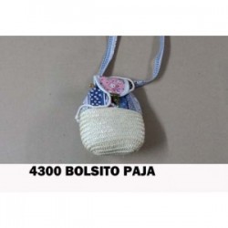 BOLSITO PAJA NAT. DECOR.4300