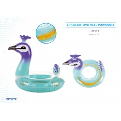 60116 Pavo real purpurina...