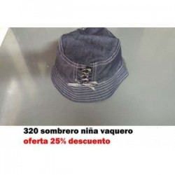 320 SOMBRERO NIÑA VAQ. LAZO