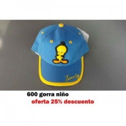 600 GORRA NIÑO PARCHE...
