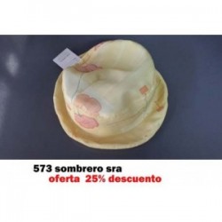 573 SOMBRERO BOTON FLORES
