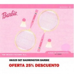 HK029 SET BADMINGTON BARBIE